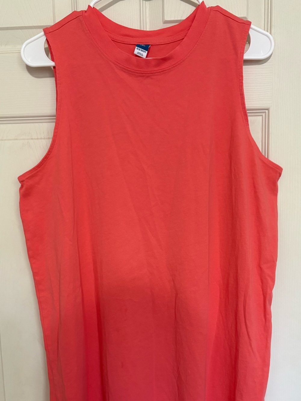 Old Navy Coral Midi Dress sz M tall